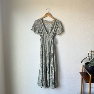 Small adjustable maxi dress